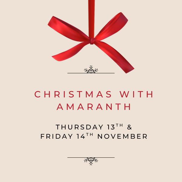Christmas with Amaranth :  Join our Evening Event and Wellness Morning