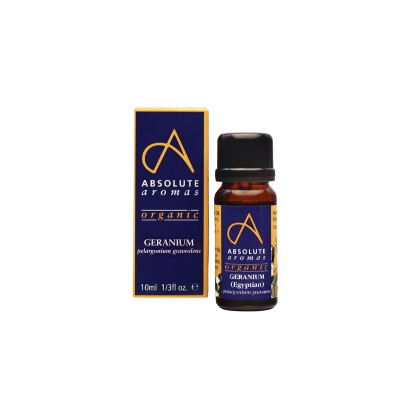 Absolute Aromas Organic Geranium (Egyptian) Essential Oil - Amaranth