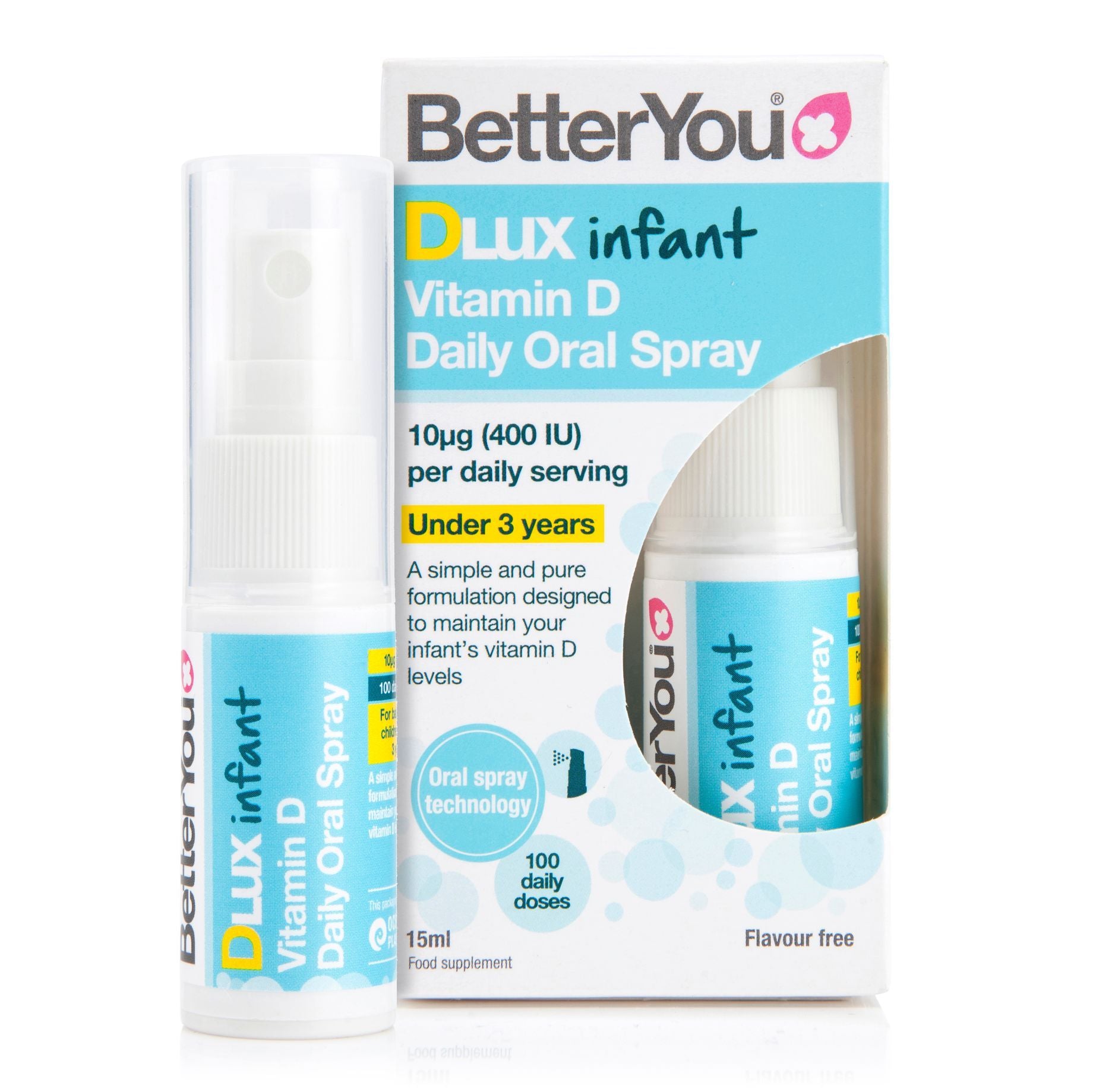 Betteryou Dlux Infant Vitamin D Oral Spray - Amaranth